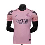 2025-26 Mens PSG pink  Player version Soccer Jersey