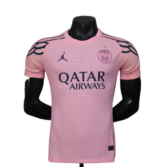 2025-26 Mens PSG pink  Player version Soccer Jersey
