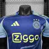 2025-26 Mens Ajax  away blue Player version soccer Jersey