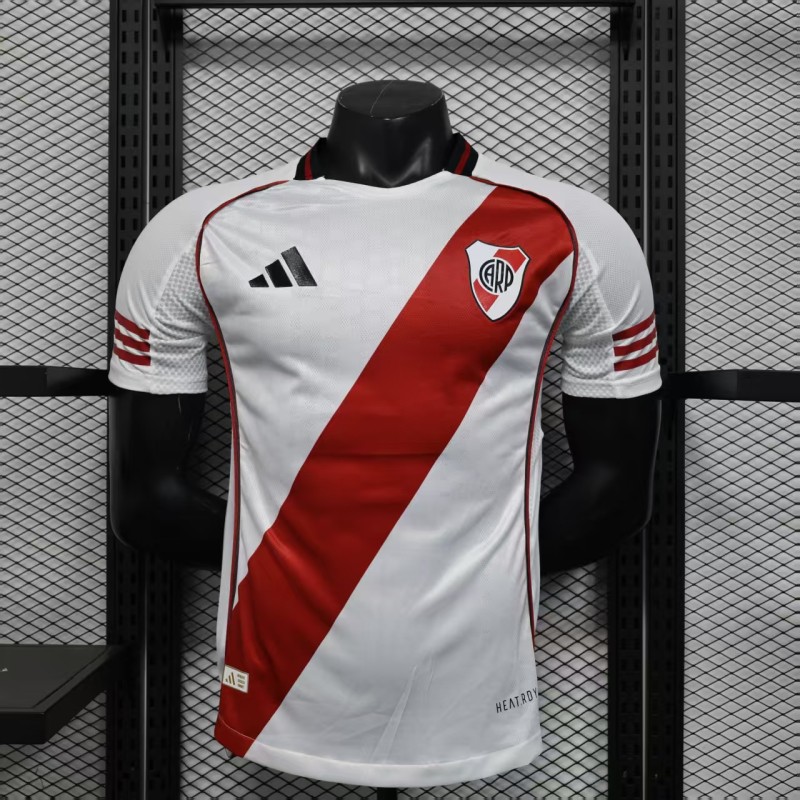 2025-26 Mens River Plate home Player Version Soccer Jersey