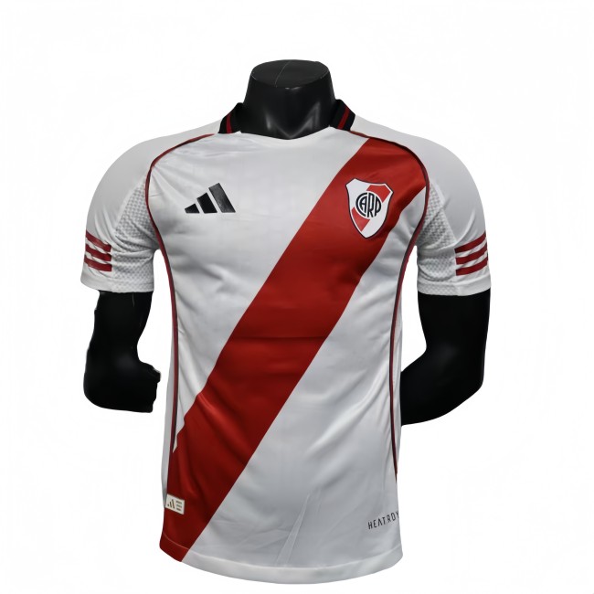 2025-26 Mens River Plate home Player Version Soccer Jersey