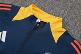 2024-25 Mens Real Madrid yellow Jacket Training Suit