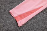 2025-26 Mens Barcelona pink Half Pull Tracksuit suit