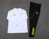2025-26 Mens Juventus white half-pull Training suit