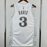 24-25 Dallas Mavericks DAVIS #3 White City Edition Top Quality Hot Pressing NBA Jersey
