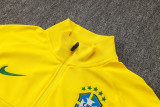 2024-25 Mens Brazil yellow jacket Training suit
