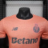 2025/26 Mens Porto Player pink soccer Jersey