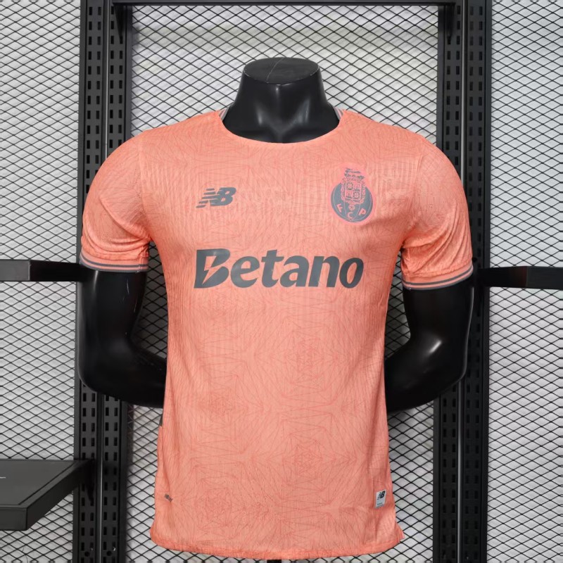 2025/26 Mens Porto Player pink soccer Jersey