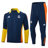 2024-25 Mens Real Madrid yellow Jacket Training Suit