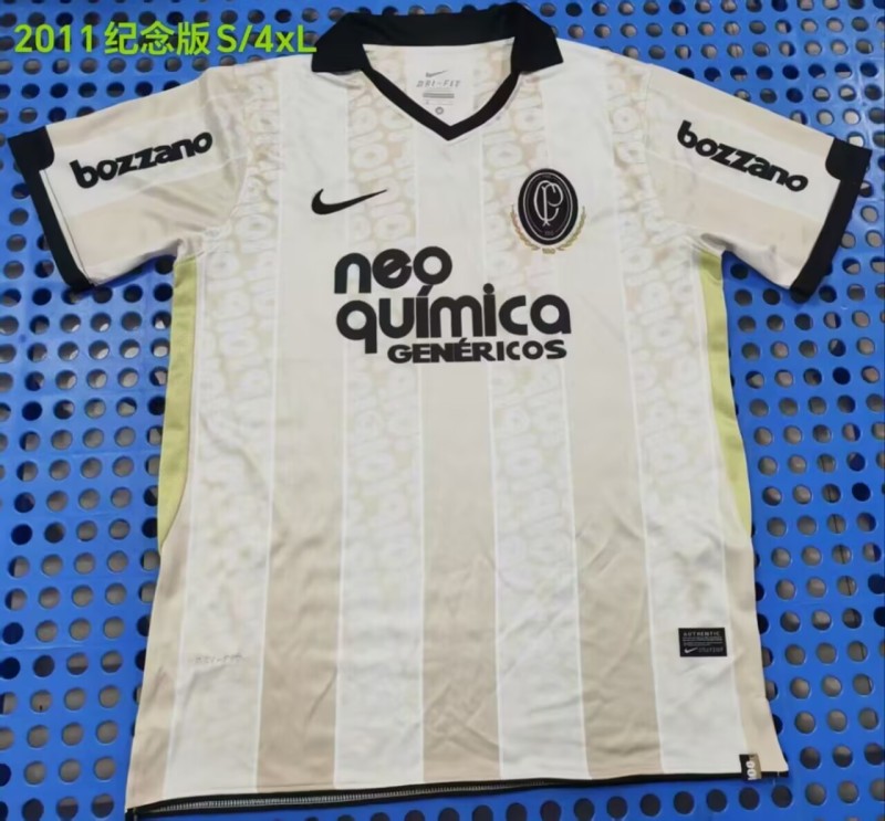 2010-11 Mens Retro Corinthians 100th Anniversary soccer jersey