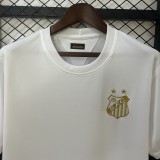 2025-26 Mens Santos white soccer jersey