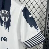 2025-26 Mens  Monterrey  away White Fans Soccer Jersey