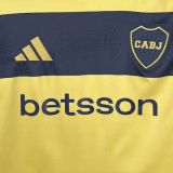2025-26 Mens Boca Juniors away yellow soccer Jersey
