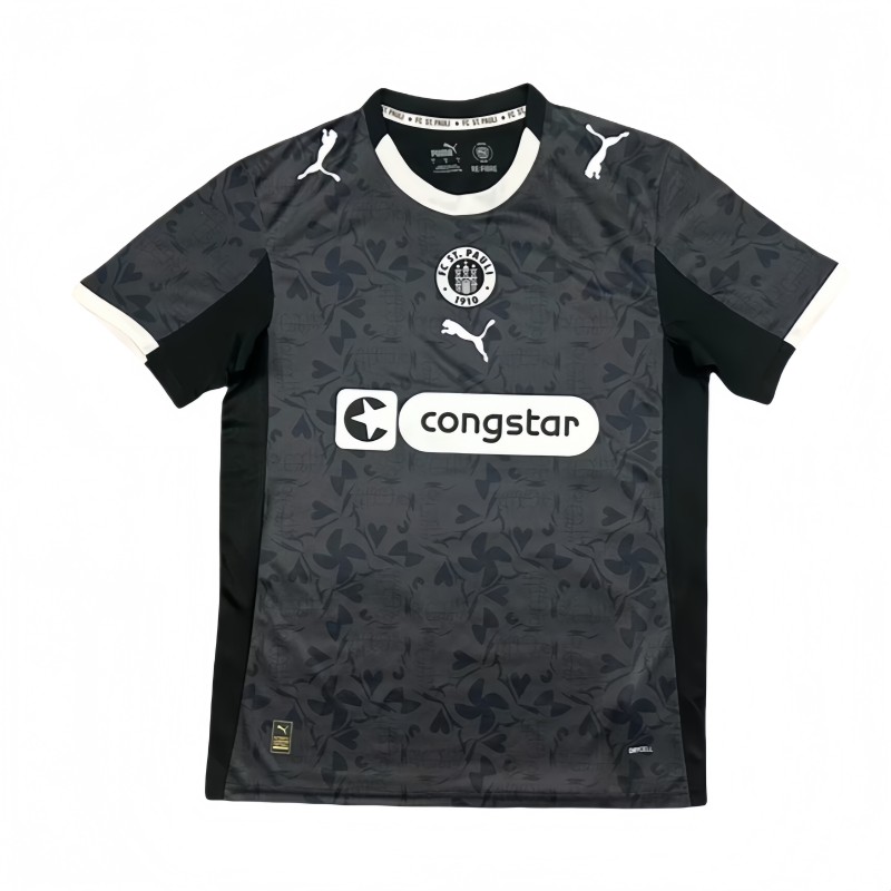2025-26 Mens FC St Pauli  Third away  Soccer Jersey