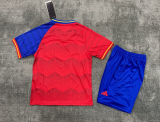 2025-26 kids Spain red soccer jersey