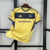 2025-26 Mens Boca Juniors away yellow soccer Jersey