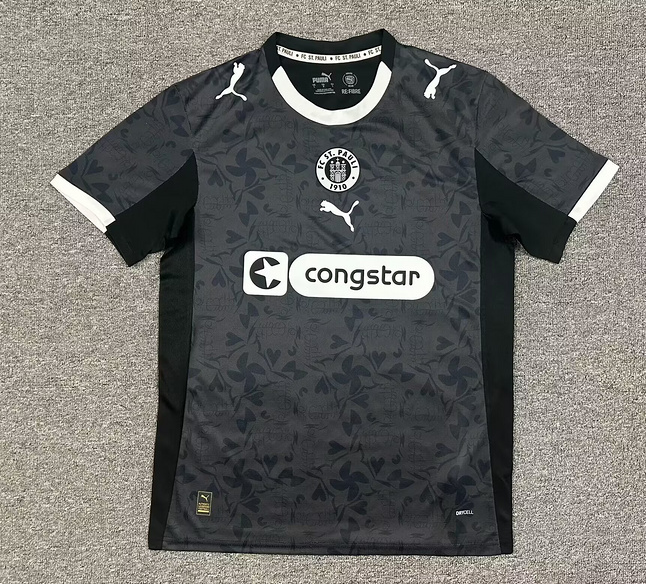 2025-26 Mens FC St Pauli  Third away  Soccer Jersey