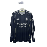 2025-26Mens Real Madrid away Long Sleeve Soccer Jersey
