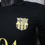 2025-26 Mens Barcelona black Player version soccer Jersey