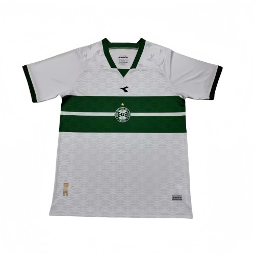2025-26 Mens Coritiba away white soccer jersey