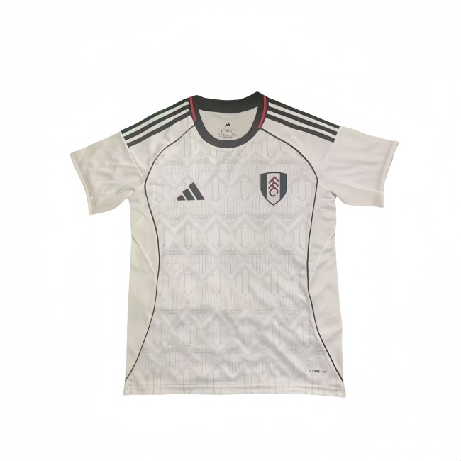 2025-26 Mens Fulham home white Fans Version  Soccer Jersey