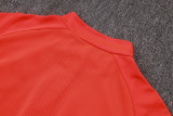 2025-26 Mens Bayern Munich half-pull Orange red Training suit
