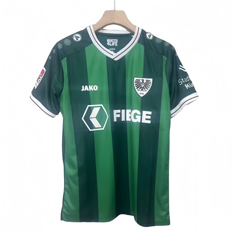 2025-26 Mens Prussia Munster home soccer jersey
