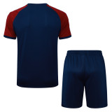2025-26 Mens Arsenal royal blue Retro version Training Short Suit