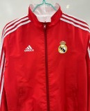 2025-26 Mens Real Madrid White Red Double sided windbreaker