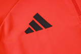 2025-26 Mens Bayern Munich half-pull Orange red Training suit