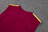 2025-26 Mens Arsenal maroon Retro version vest Training Short Suit