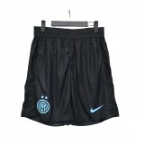 2025-26 Mens Inter Milan home Player black Shorts Pants