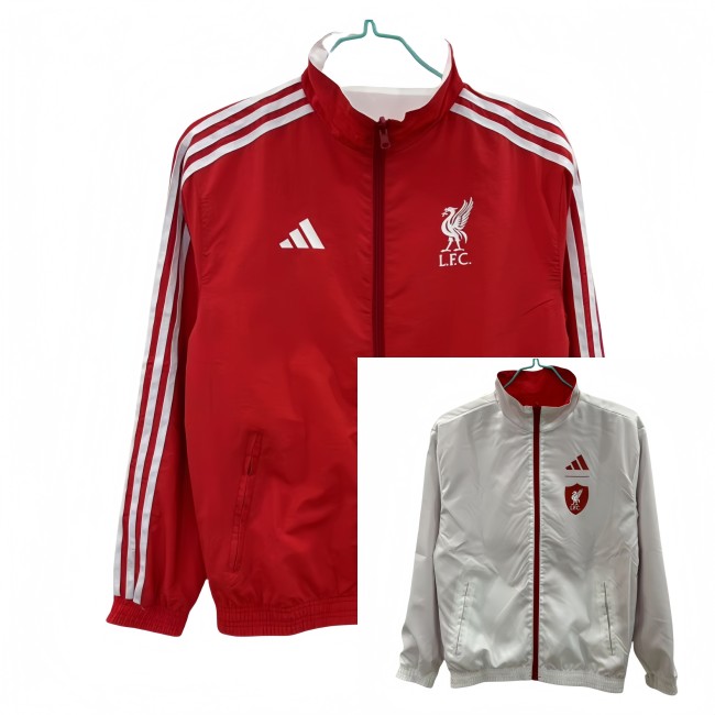 2025-26 Mens LIV white red Double sided windbreaker