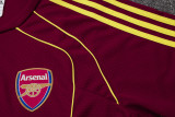 2025-26 Mens Arsenal maroon Retro version Training Short Suit