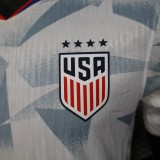 2025-26 Mens USA United States   home  Player version soccer Jersey