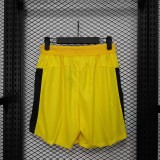 2025-26 Mens Borussia Dortmund player version yellow Shorts Pants