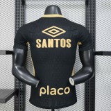 2025-26 Mens Santos Special Edition Player Edition black Soccer Jersey