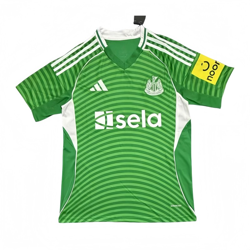 2025-26 Mens Newcastle away green soccer Jersey