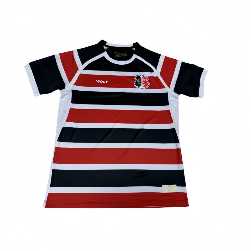 2025-26 Mens Santa Cruz home Red White Black soccer jersey