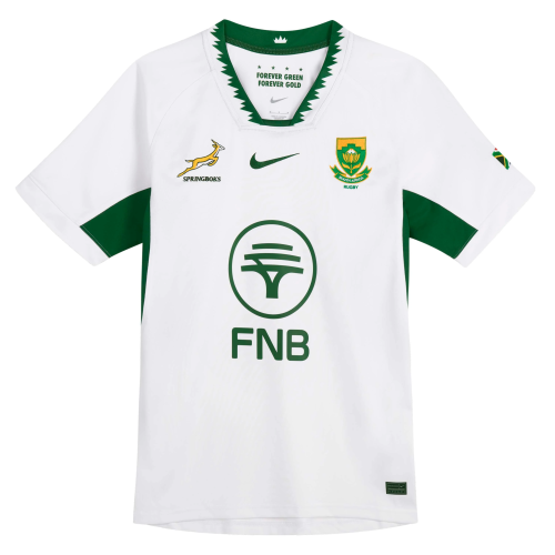 2025 South Africa away white Rugby Jersey