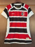 2025-26 Women Santa Cruz home Red White Black soccer jersey