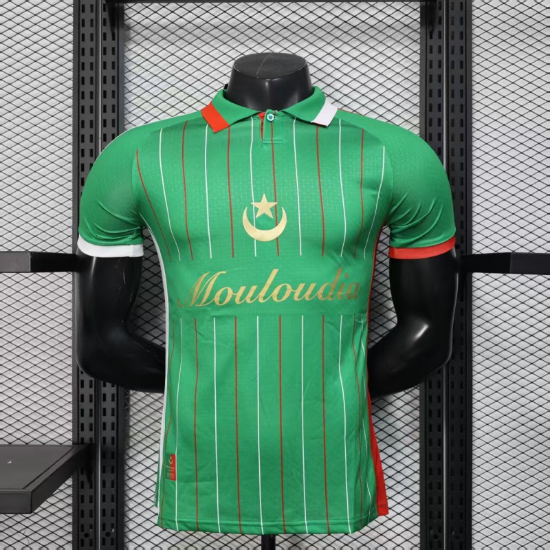 2025-26 Mens Palestine green Player version soccer jersey