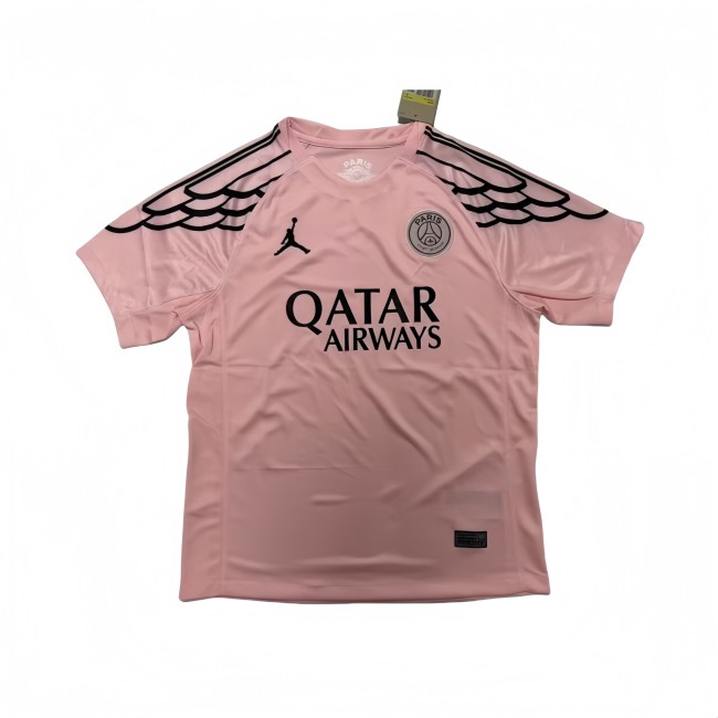 2025-26 Mens PSG Paris third away pink soccer jersey