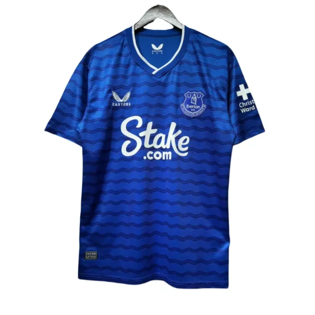 Mens Everton home Soccer Jersey Fans Version 2025-26