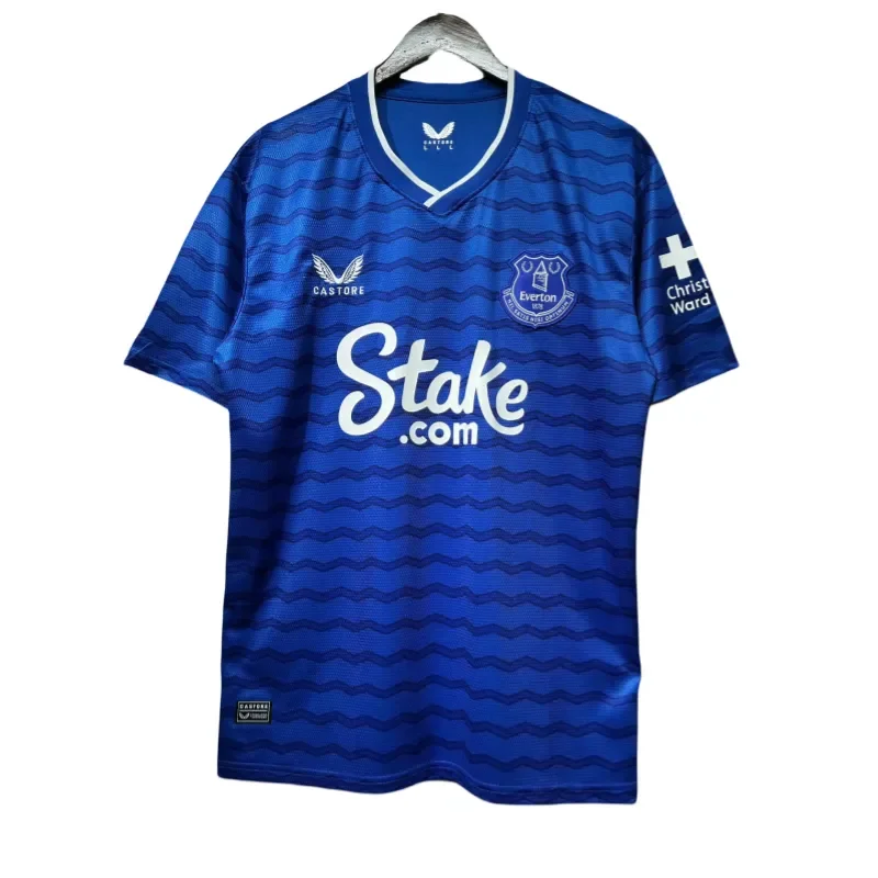 Mens Everton home Soccer Jersey Fans Version 2025-26