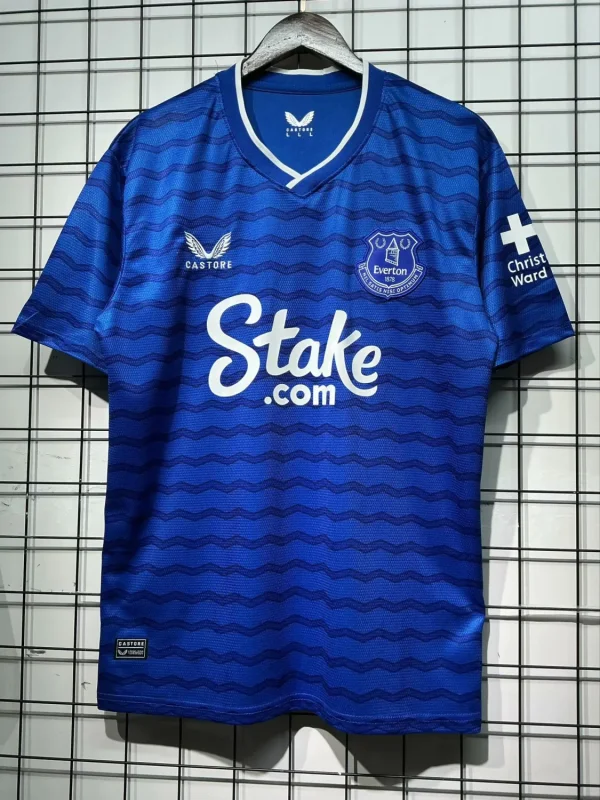 Mens Everton home Soccer Jersey Fans Version 2025-26