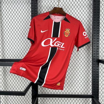 2025-26 Mens Mallorca home red Fans Soccer Jersey