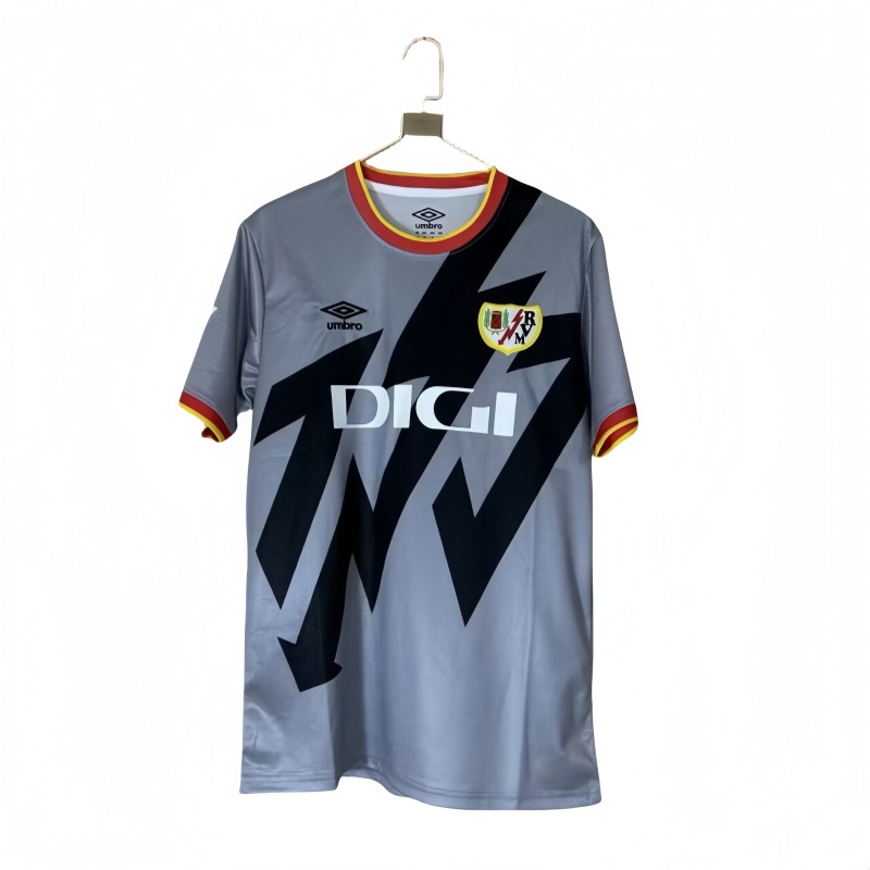 2025-26 Mens Rayo Vallecano grey  soccer Jersey