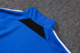 2025-26 Mens Manchester United Retro Colorful Blue Jacket  Training Suit