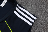 2025-26 Mens Real Madrid Blue vest Training Short Suit